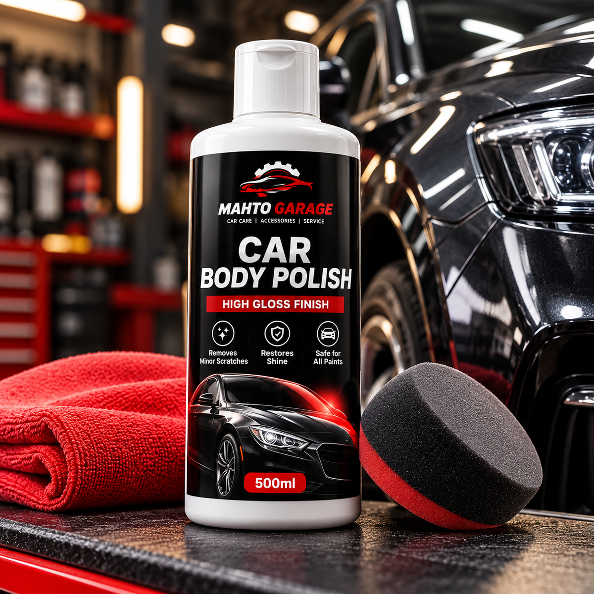Car Body Polish (High Gloss Finish)