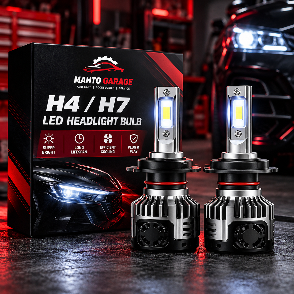 H4 / H7 Headlight Bulb